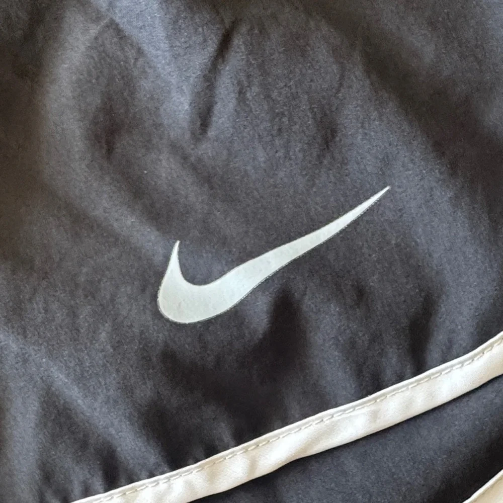 Nike Dri-Fit Women's Black and White Athletic Shorts